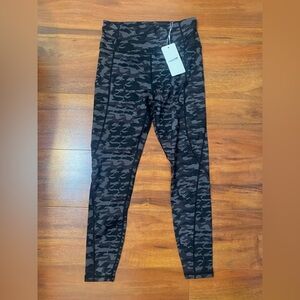 Women’s Black and Gray Camo Leggings